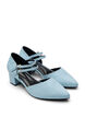 Pumps mit doppelten Riemen, Blau, Packshot image number 1
