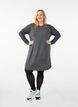 Jerseykleid mit Knöpfen, Dark Grey Melange, Model image number 2
