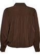 Bluse mit Ballonform und verdecktem Rei&szlig;verschluss, Braun, Packshot image number 1