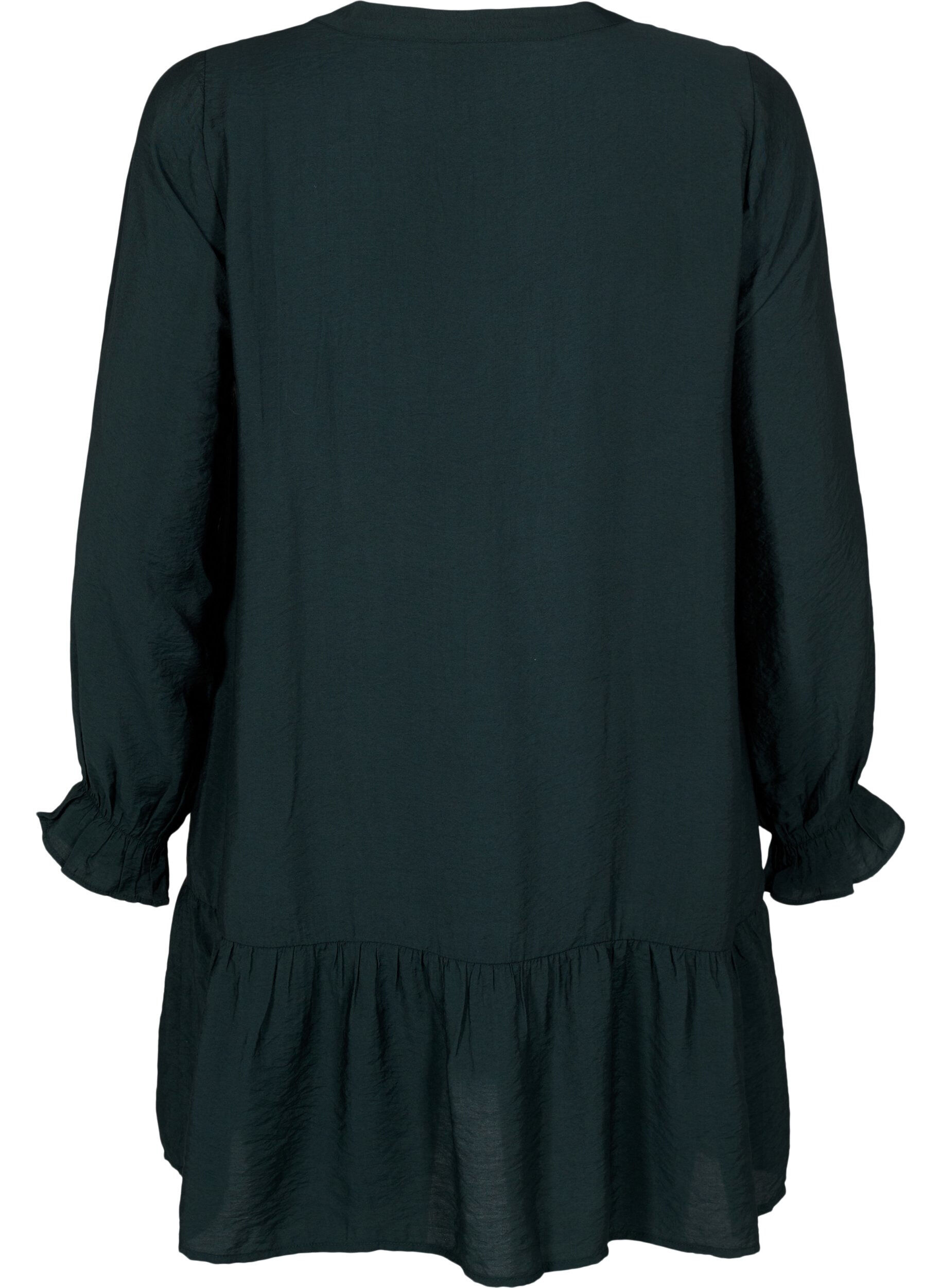 ZizziKurzes Kleid mit Ziern&auml;hten und Kn&ouml;pfen, Scarab, Packshot image number 1