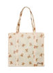 Einkaufstasche mit Rei&szlig;verschluss, Beige, Packshot image number 0