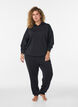Hoodie aus Jersey, Schwarz, Model image number 1