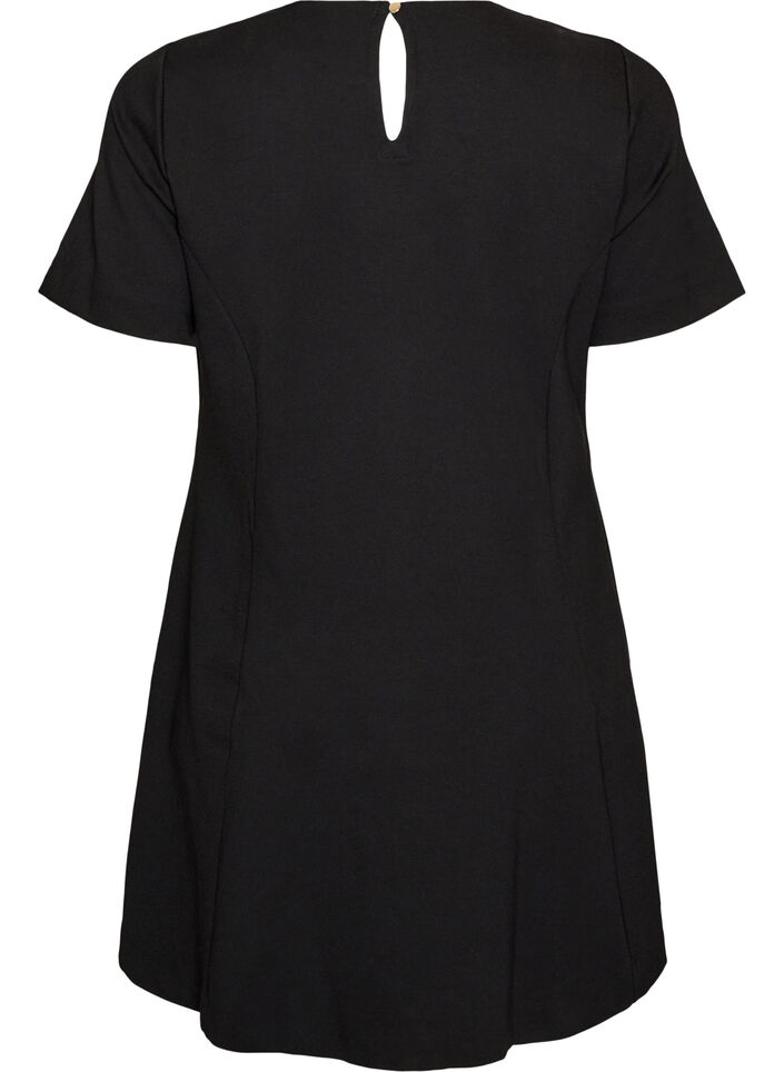 Kurzes A-Linien Kleid aus Jersey, 0199, Packshot image number 1