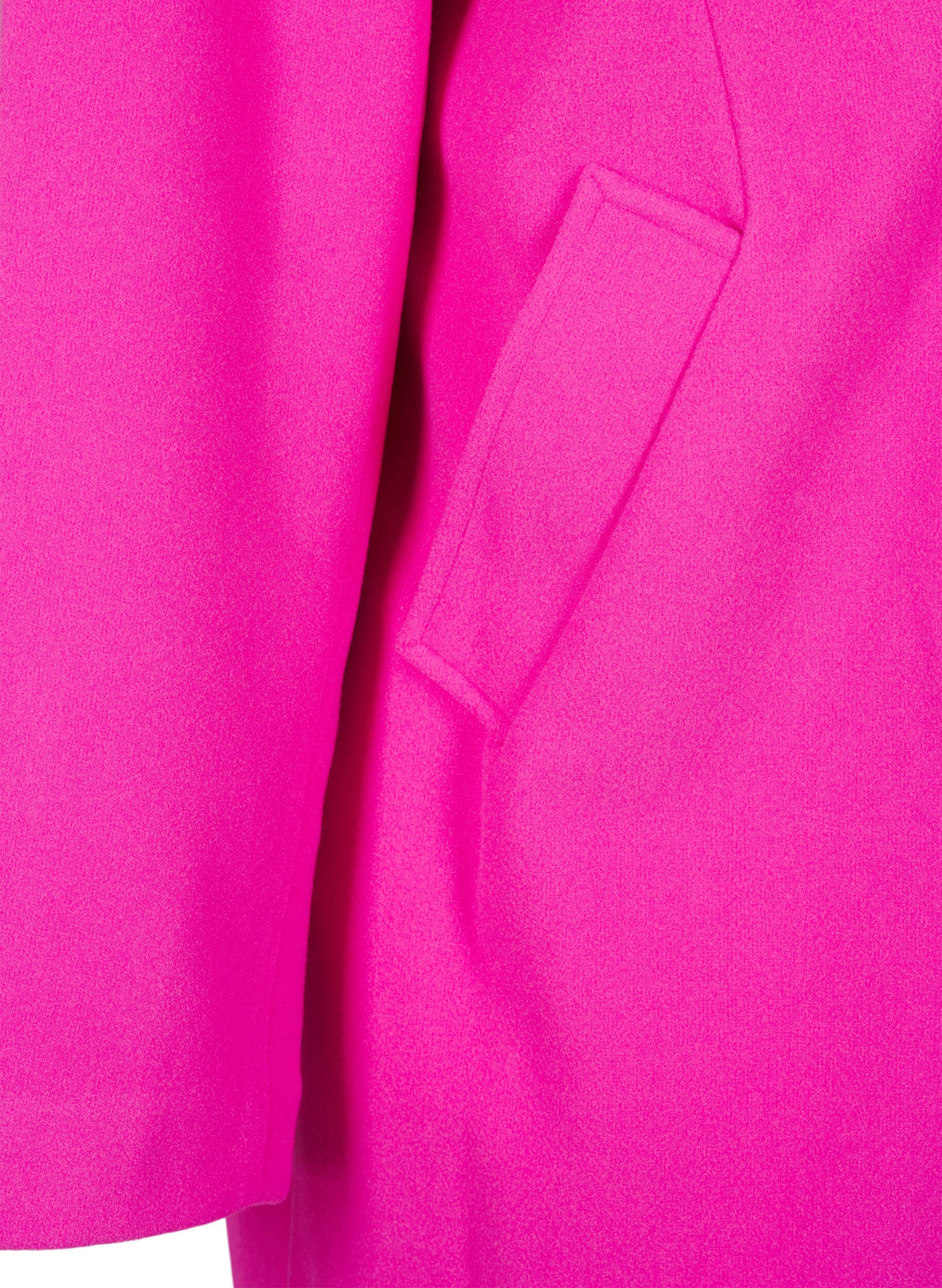 ZizziMantel mit doppelreihigem Knopfverschluss, Raspberry Rose, Packshot image number 3