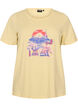 T-Shirt mit Print, Gelb, Packshot image number 0