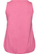 Tanktop aus Bio-Baumwolle mit V-Ausschnitt und Kn&ouml;pfen, Pink, Packshot image number 1
