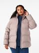 Kurze Steppjacke mit Kapuze, Beige, Model image number 0
