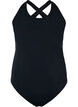 Badeanzug mit Kreuz am Rücken, Black, Packshot image number 0