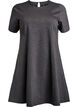 Kurzes A-Linien Kleid aus Jersey, Grau, Packshot image number 0
