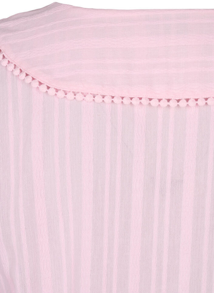 Kleid aus Baumwoll-Viskose-Mix mit 3/4-Ärmeln, Almond Blossom, Packshot image number 4