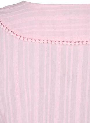 Kleid aus Baumwoll-Viskose-Mix mit 3/4-Ärmeln, Almond Blossom, Packshot image number 4