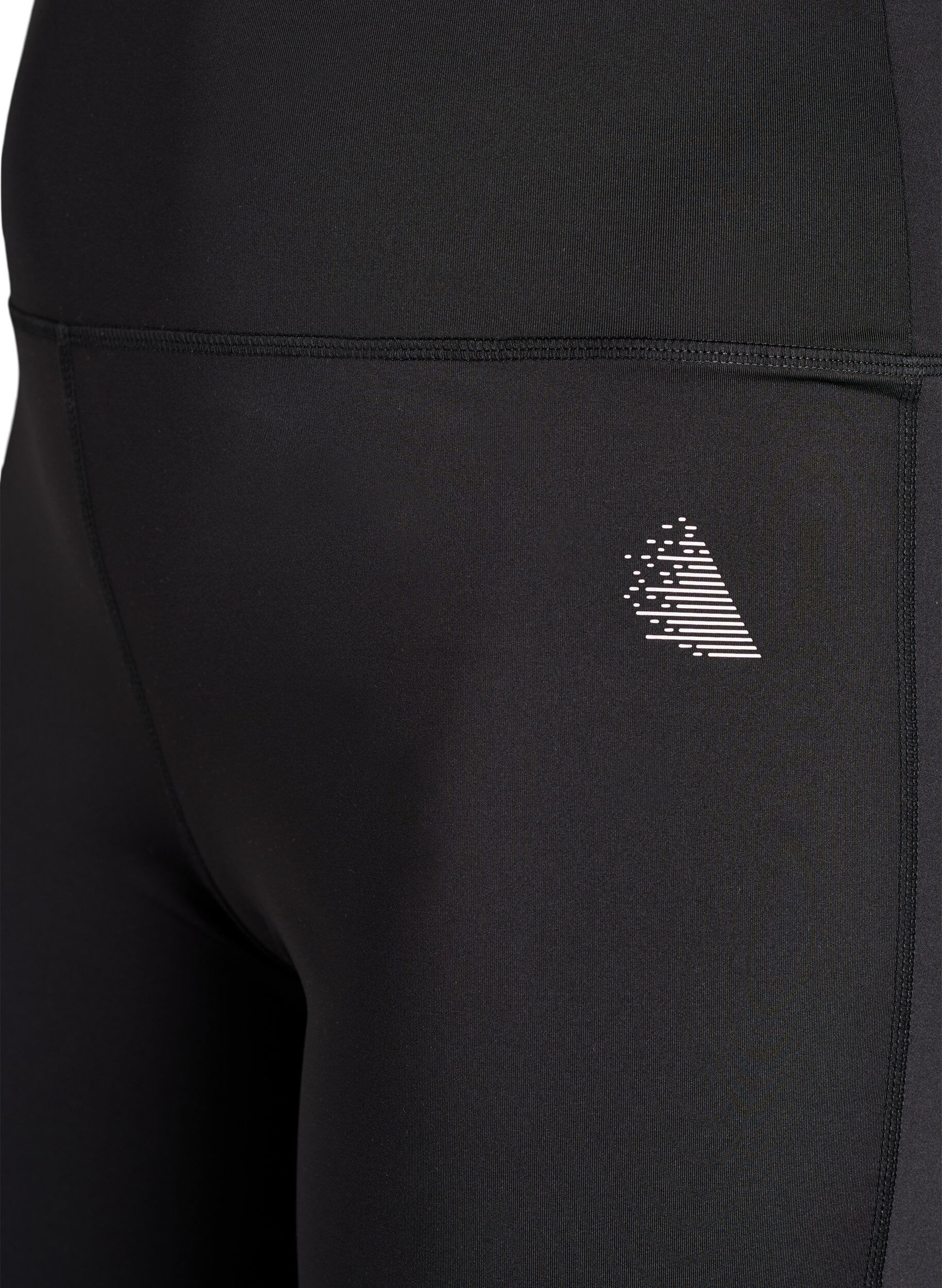 ZizziAusgestellte Trainingshose mit hoher Taille, Schwarz, Packshot image number 2