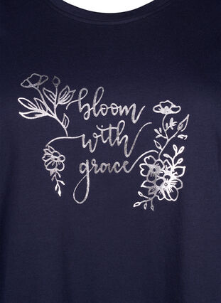 FLASH - T-Shirt mit Motiv, Navy Blazer Bloom, Packshot image number 2