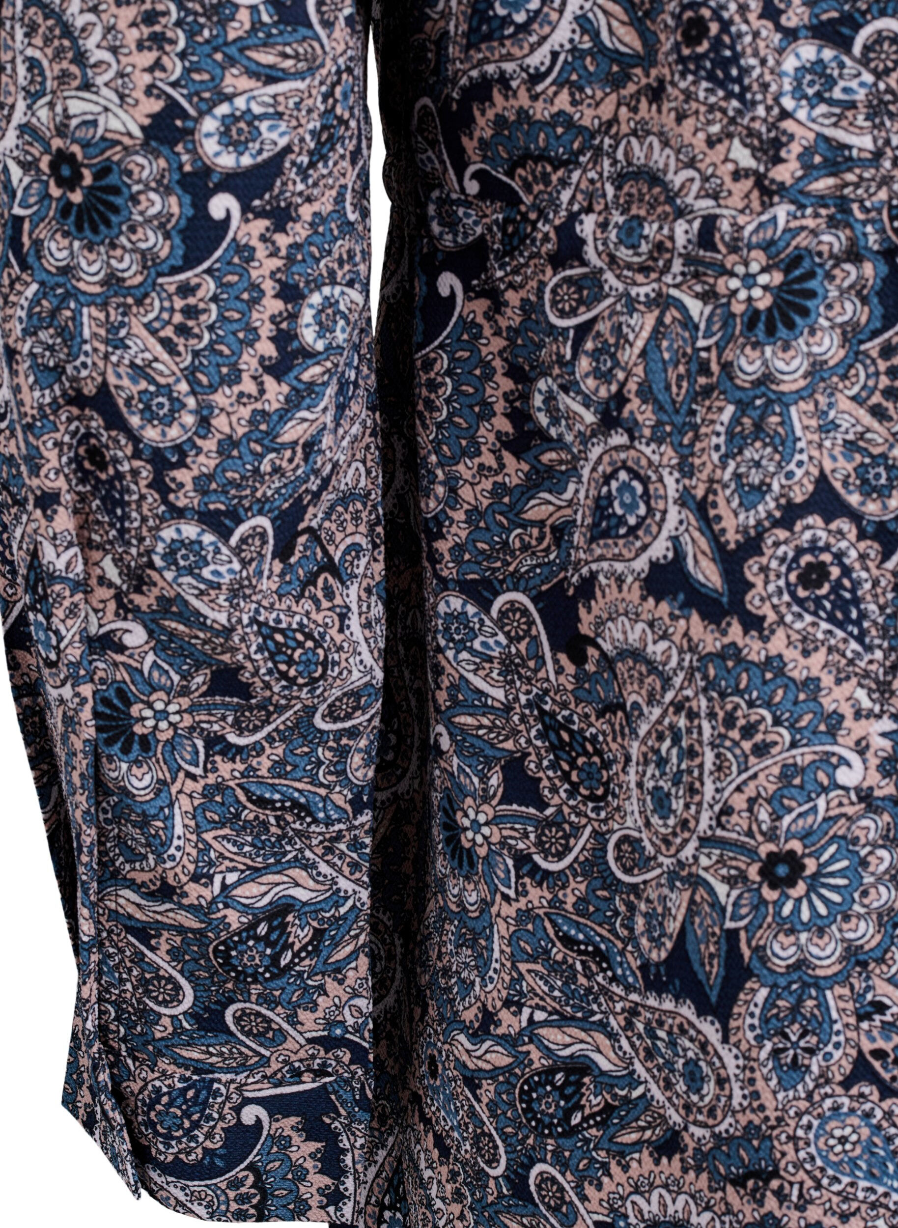 ZizziKnielanges Kleid mit Bindeg&uuml;rtel, Beige, Packshot image number 3