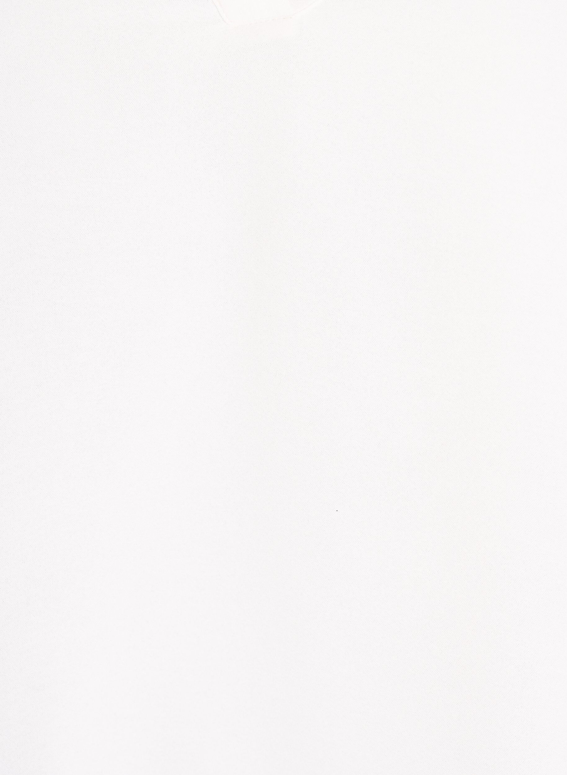 ZizziBluse mit Smockb&uuml;ndchen und V-Ausschnitt, Vanille, Packshot image number 2