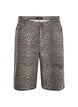 Bermuda Shorts aus Denim mit Leopardenmuster, Braun, Packshot image number 0