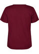 T-Shirt aus Bio-Baumwolle mit sportlichem Textprint, Rot, Packshot image number 1