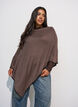 Feinstrickponcho, Braun, Model image number 0