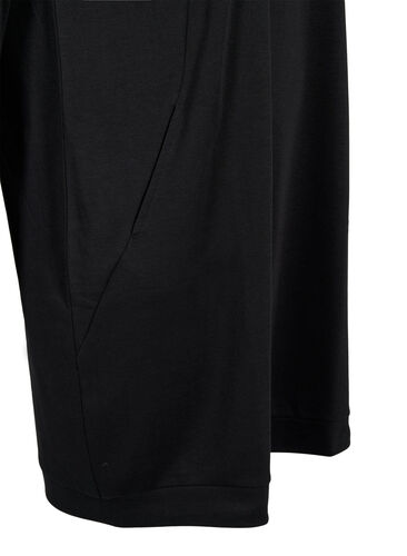 Pulloverkleid mit V-Ausschnitt, Black, Packshot image number 3