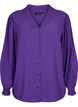Langärmlige Bluse aus Viskose, Heliotrope, Packshot image number 0