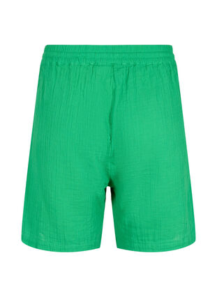 Kurze Hosen mit Taschen aus Baumwoll-Musselin, Jolly Green, Packshot image number 1