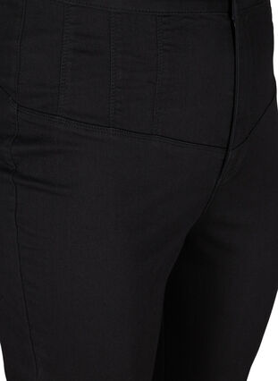 Super hochtaillierte Bea Jeans, Black, Packshot image number 2