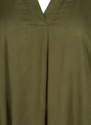 Langarm Kleid aus Viskose, Ivy Green, Packshot image number 2