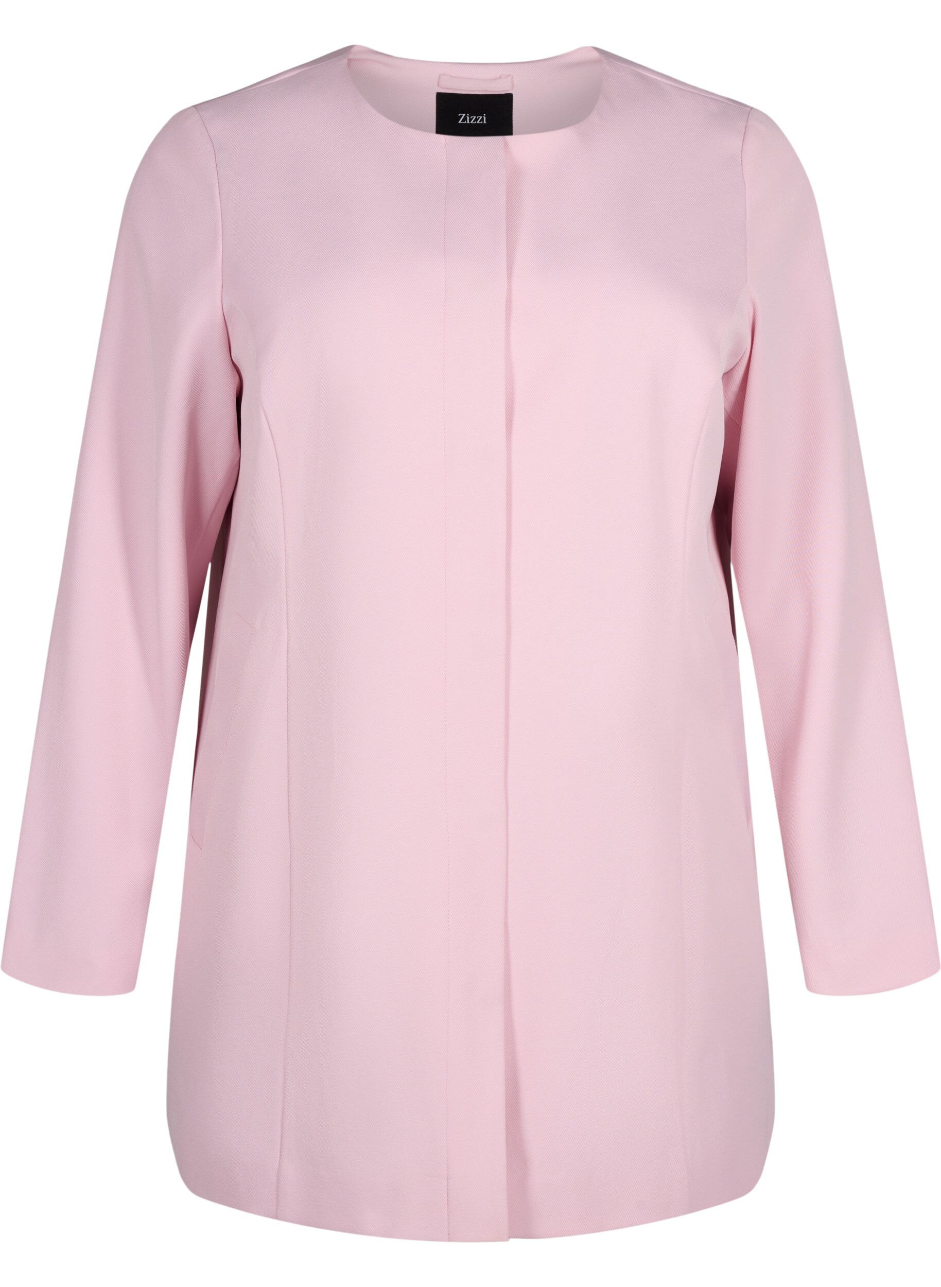 ZizziFr&uuml;hlingsjacke mit verdeckter Knopfleiste, Parfait Pink, Packshot image number 0