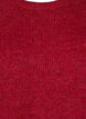 Ripppullover mit 3/4-Ärmeln, Rot, Packshot image number 2