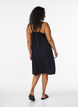 Midi-Tr&auml;gerkleid aus Bio-Baumwolle, Schwarz, Model image number 2