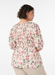 Bluse aus Viskose mit Smock und Peplum-Effekt, Vanille, Model image number 2
