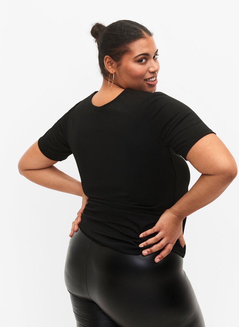 Wendebluse mit Kordelzug, Black, Model image number 1