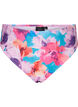 Bikinihose mit Aufdruck und hoher Taille, Pink, Packshot image number 0