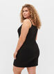 Langes basic Top aus Baumwolle, Schwarz, Model image number 2
