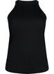 Geripptes Tanktop aus Baumwolle, Black, Packshot image number 0
