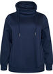 Sweatshirt mit Stehkragen und Taschen, Blau, Packshot image number 0