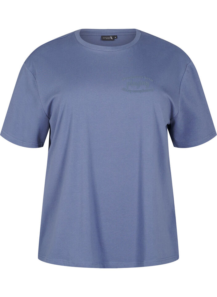 Sportliches T-Shirt aus Bio-Baumwolle, , Packshot image number 0