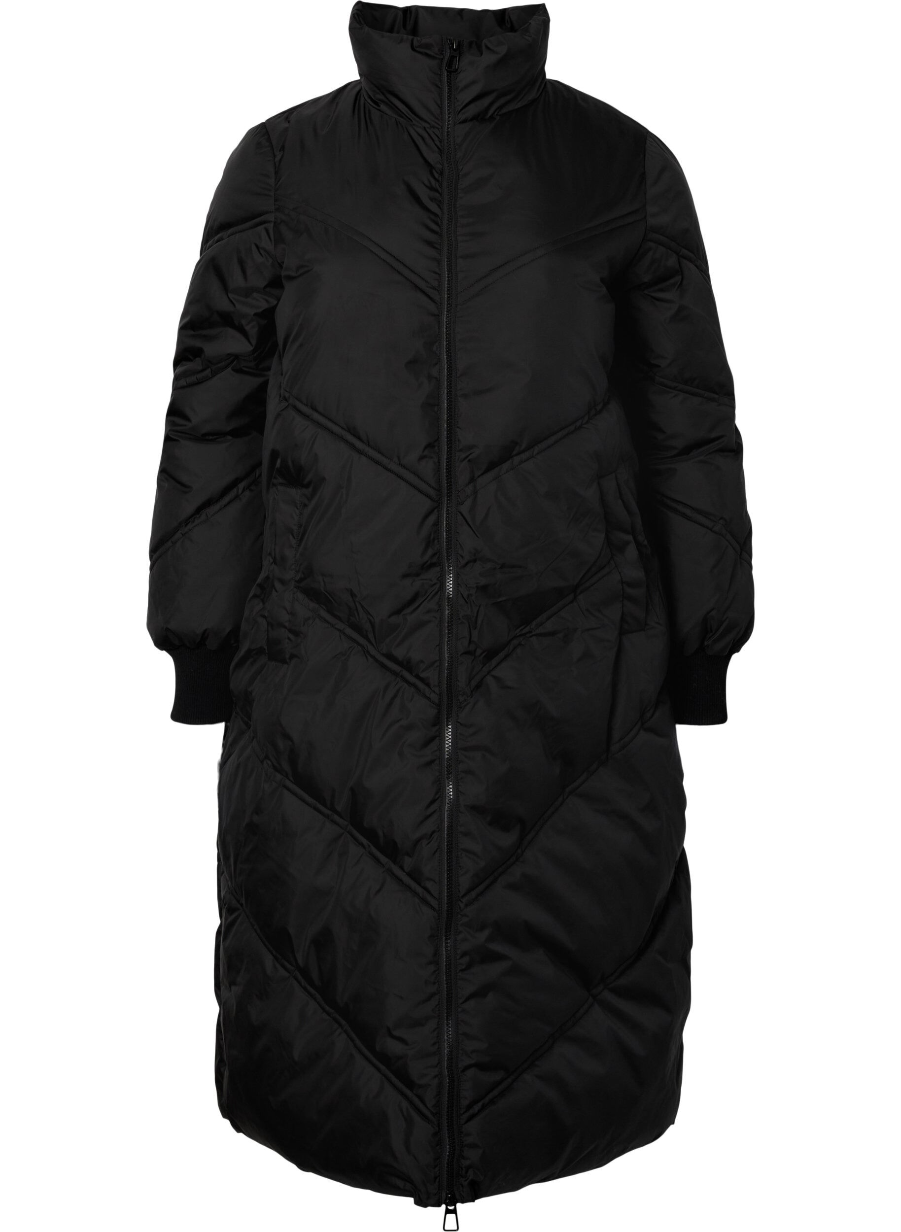 ZizziLange Pufferwinterjacke, Black, Packshot image number 0