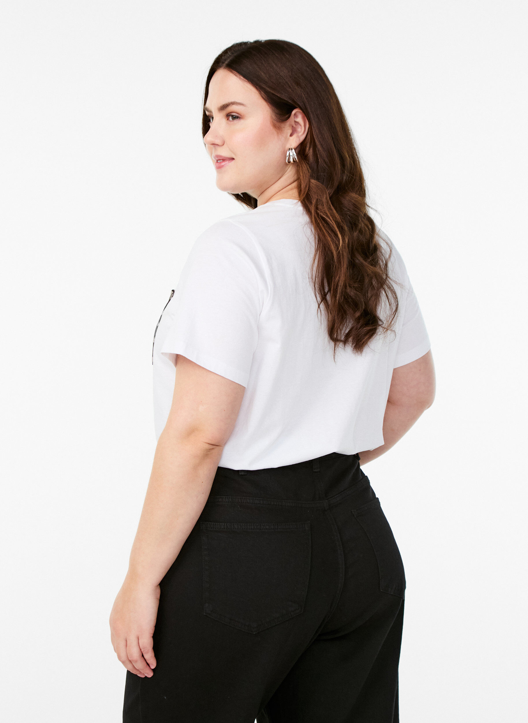 ZizziT-Shirt mit Brusttasche, Wei&szlig;, Model image number 2