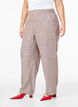 Lockere Hose aus Leinen und Viskose, Braun, Model image number 2