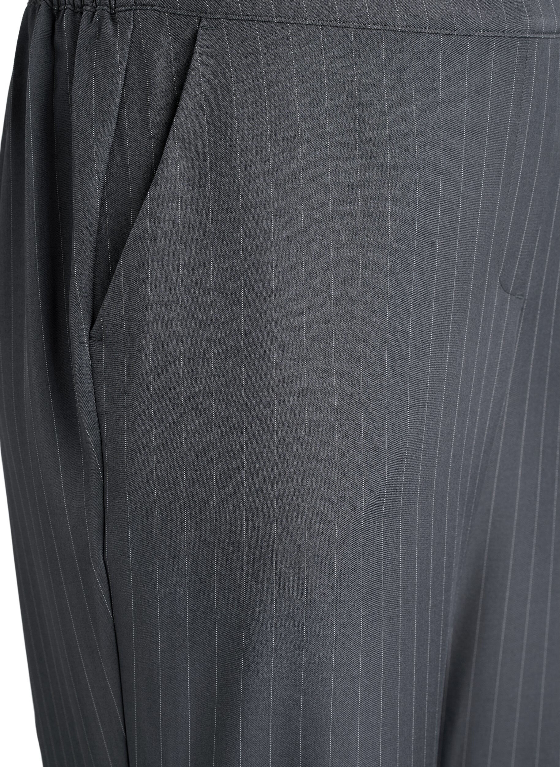 ZizziLockere Hose mit Taschen, Grau, Packshot image number 2