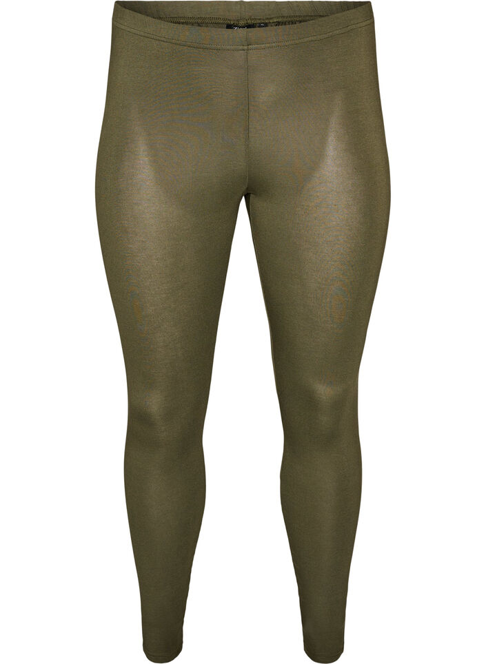 Basic-Leggings aus Viskose, Gr&uuml;n, Packshot image number 0