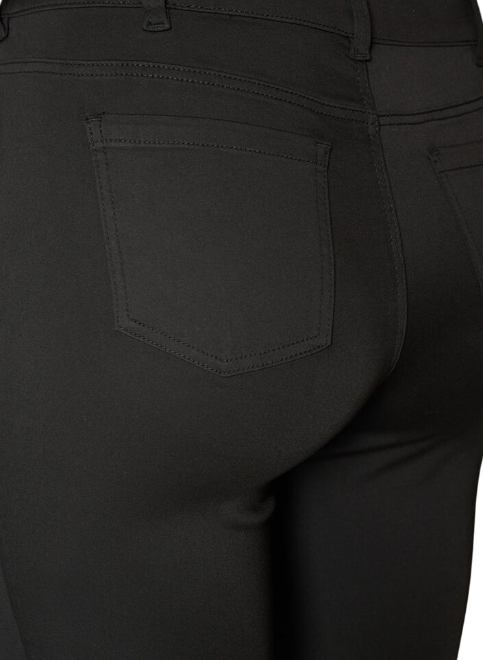 Emily Stay Black Jeans mit normaler Taille, Schwarz, Packshot image number 3
