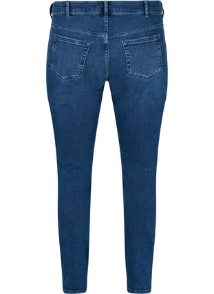 Extra slim Sanna Jeans mit regulärer Taillenhöhe, Blue denim, Packshot image number 1