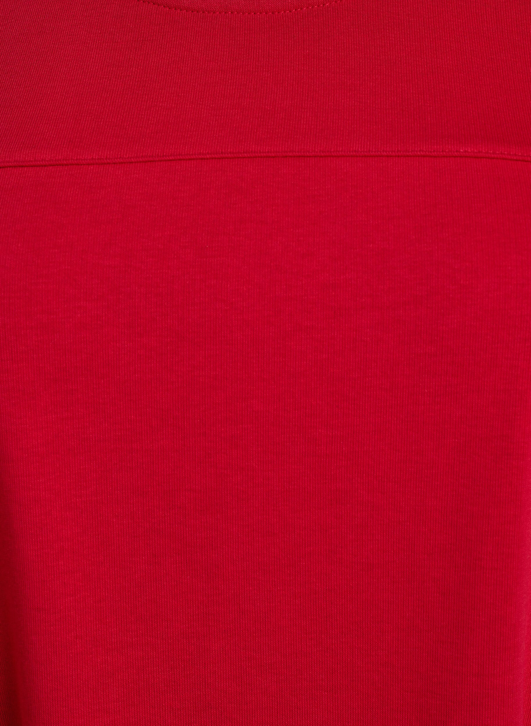 ZizziJerseykleid mit kurzen &Auml;rmeln und Taschen, Rot, Packshot image number 2