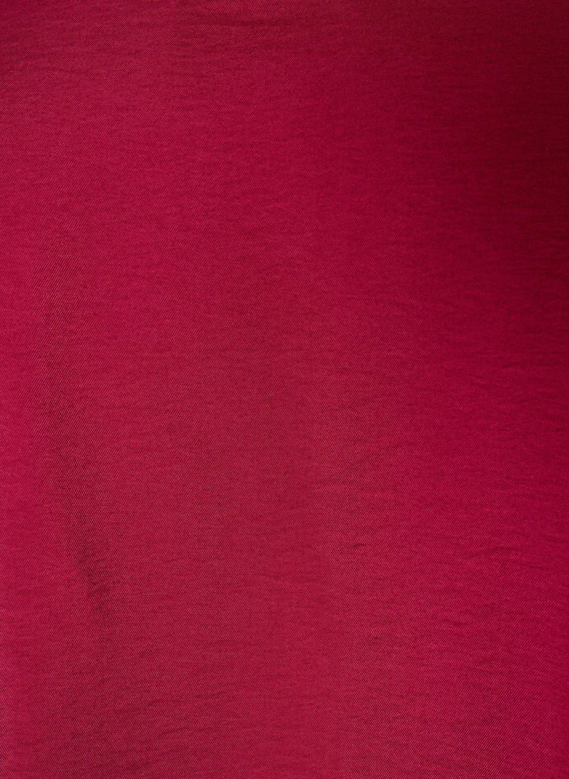 ZizziBluse mit Ballon&auml;rmeln und V-Ausschnitt, Rot, Packshot image number 2