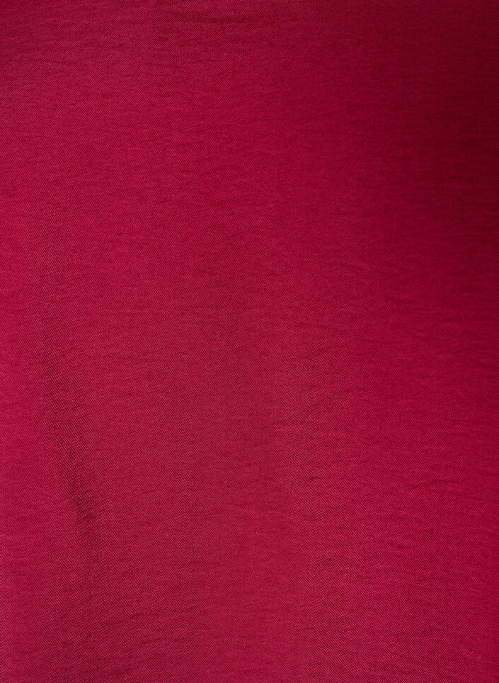 Bluse mit Ballon&auml;rmeln und V-Ausschnitt, Rot, Packshot image number 2
