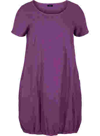 Kurzarm Kleid aus Baumwolle