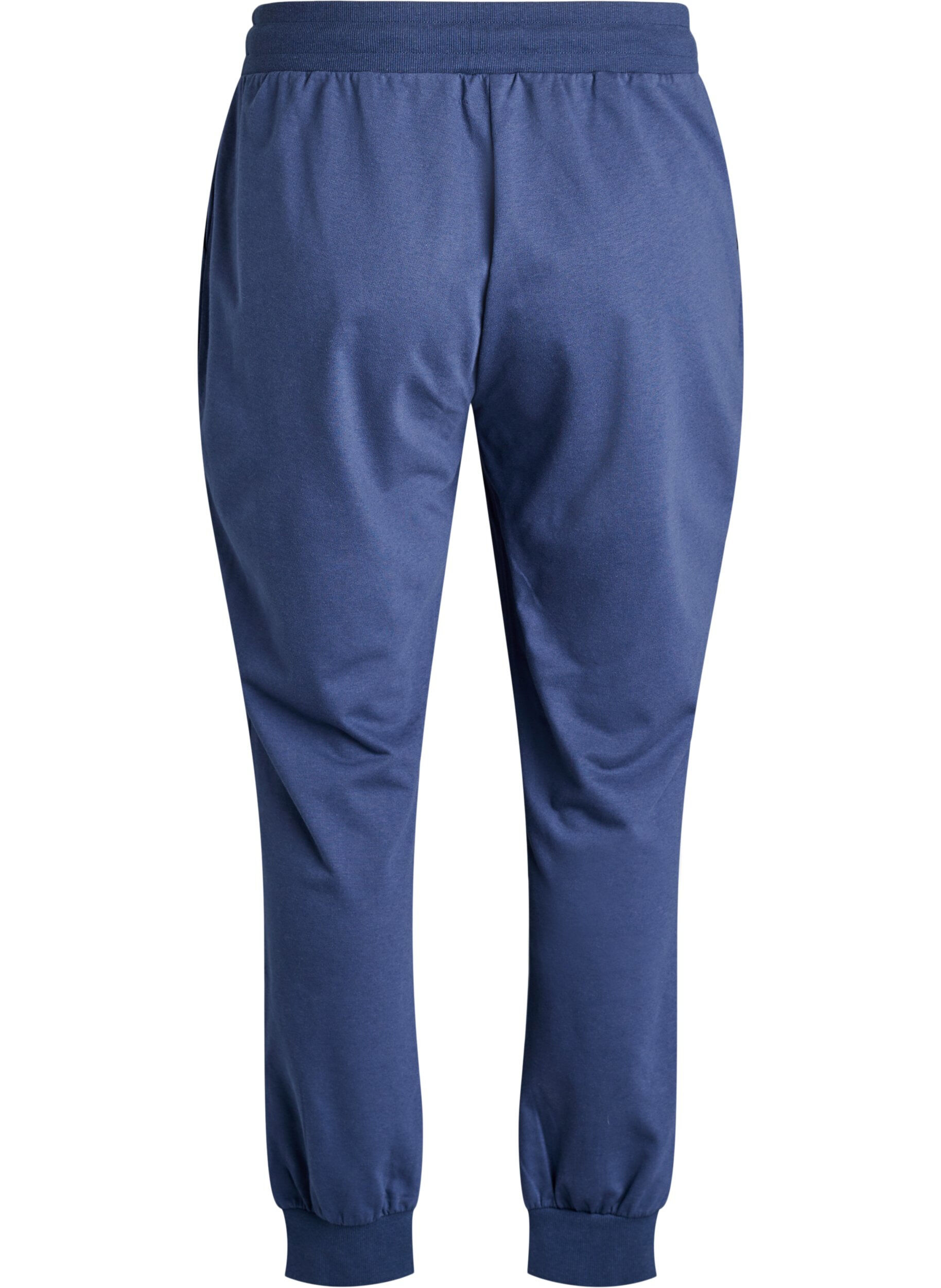 ZizziLockere Trainingshose mit Taschen, Blau, Packshot image number 1