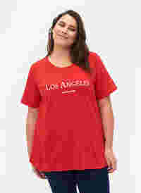 FLASH - T-Shirt mit Motiv, High Risk Red, Model